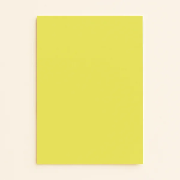 A5 Flat Sheet Card - Olin Colours Citrus Yellow