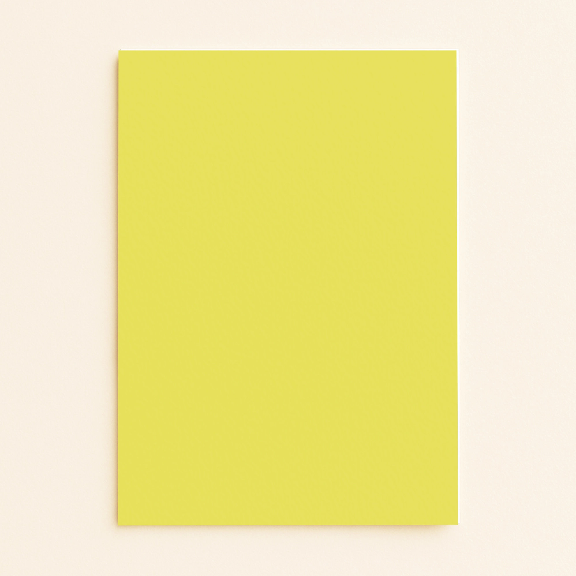 A5 Flat Sheet Card – Olin Colours Citrus Yellow
