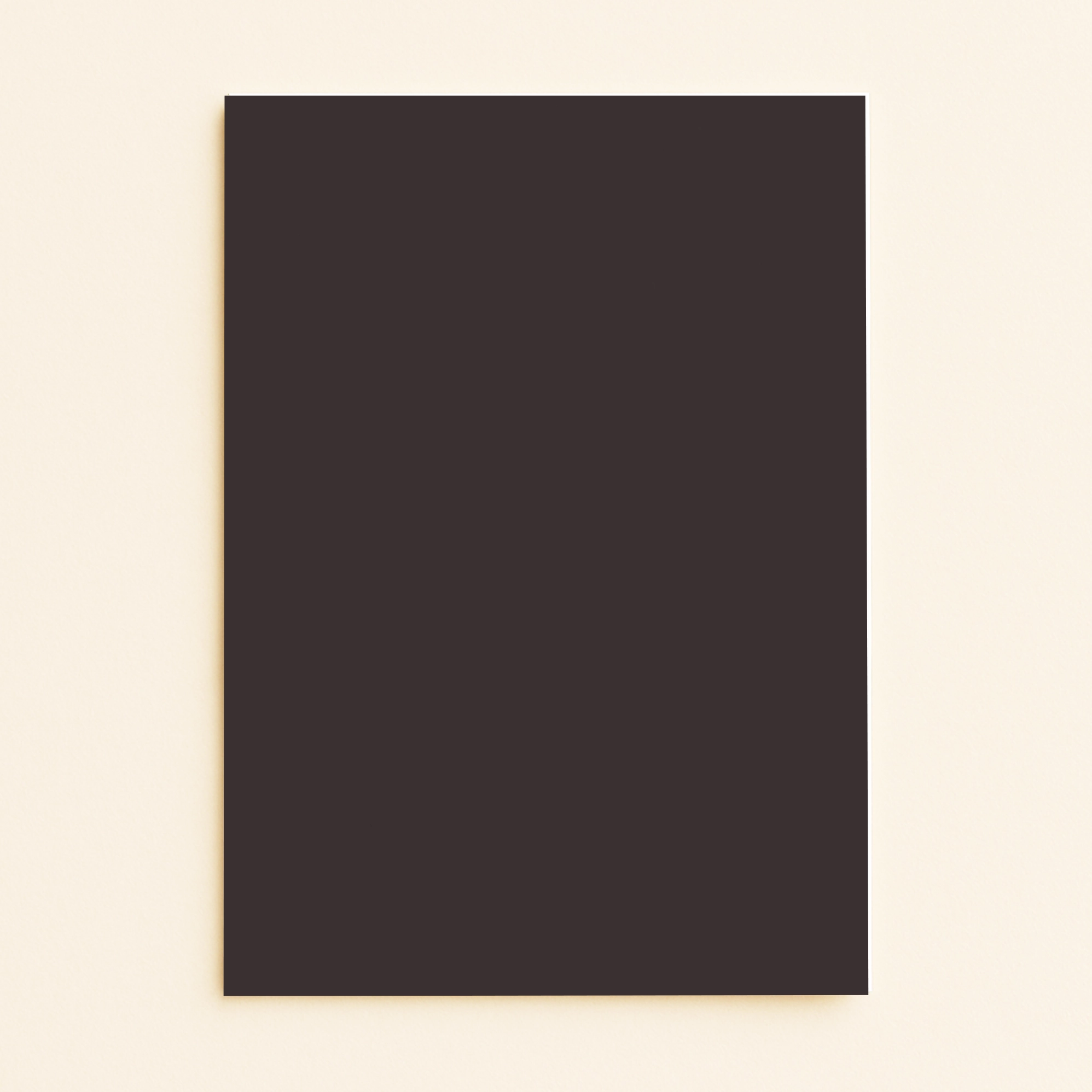 A5 Flat Sheet Card – Olin Colours Hot Brown