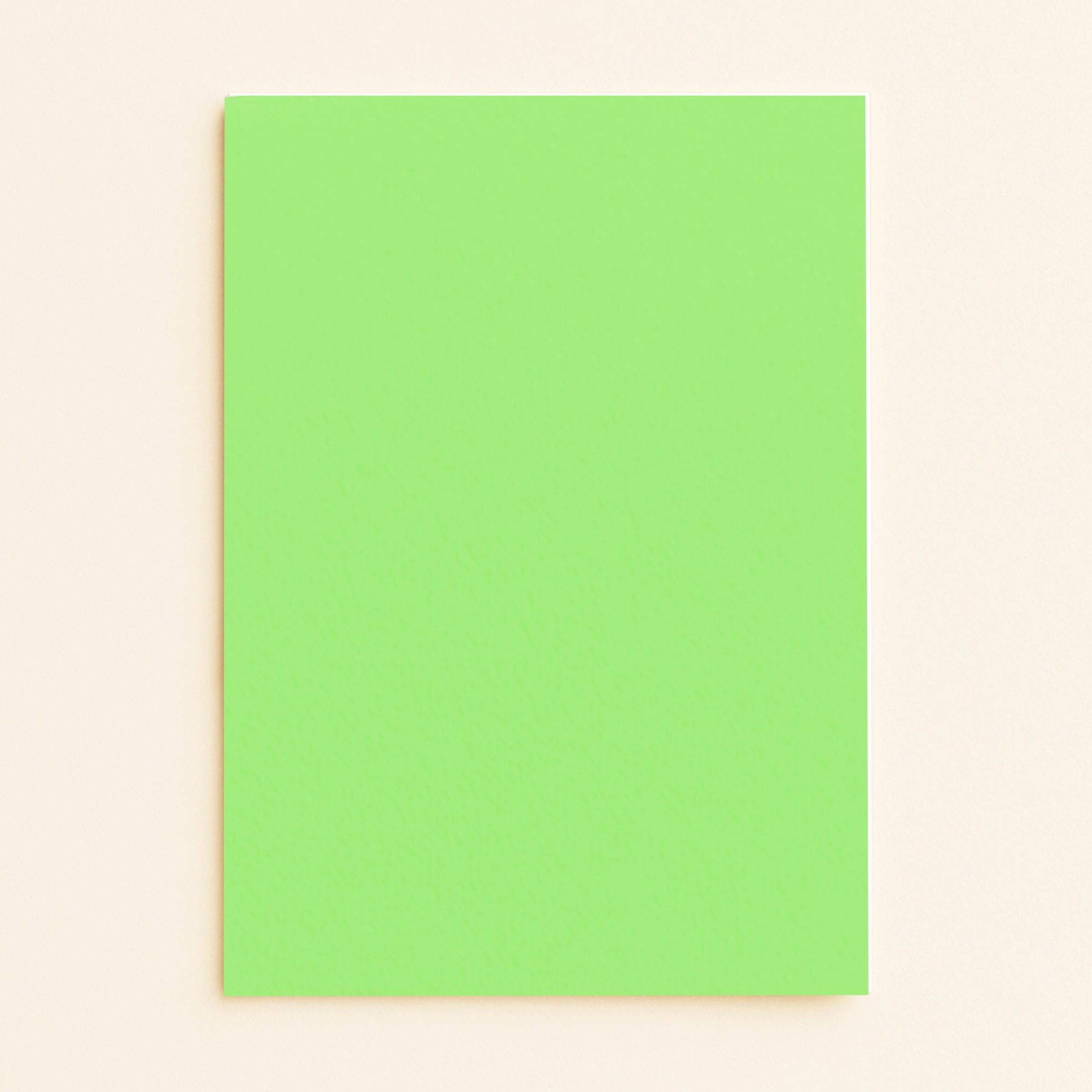 A5 Flat Sheet Card – Olin Colours Pistachio