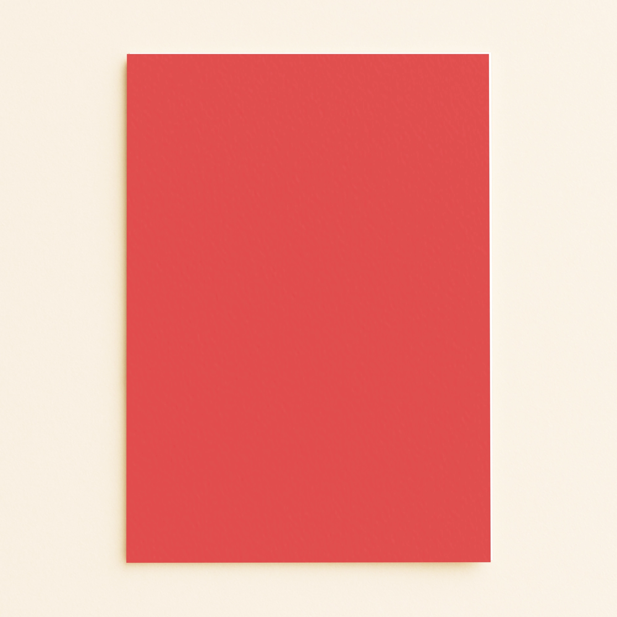 A5 Flat Sheet Card – Olin Colours Poppy