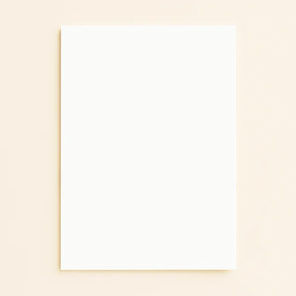 A5 Flat Sheet Card - Olin Colours Soft White