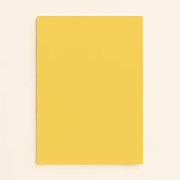A5 Flat Sheet Card - Olin Colours Sunshine Yellow