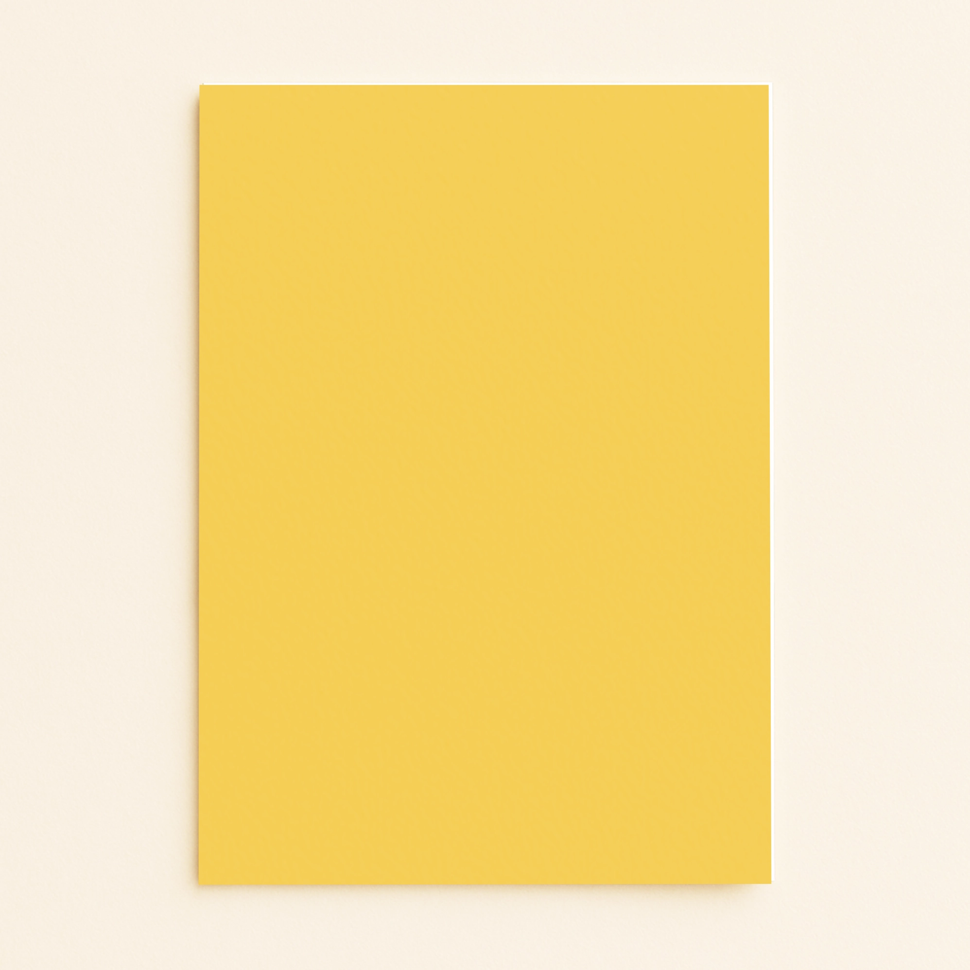 A5 Flat Sheet Card – Olin Colours Sunshine Yellow