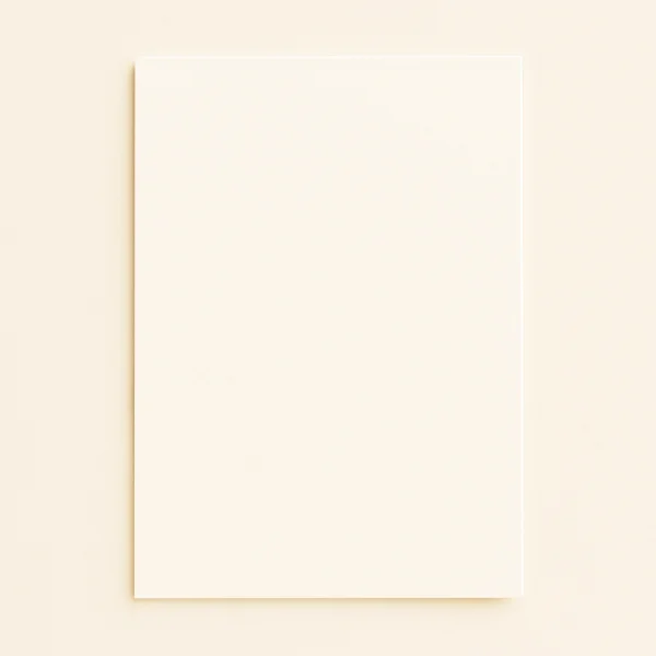 A5 Flat Sheet Card - Olin Colours Vanilla