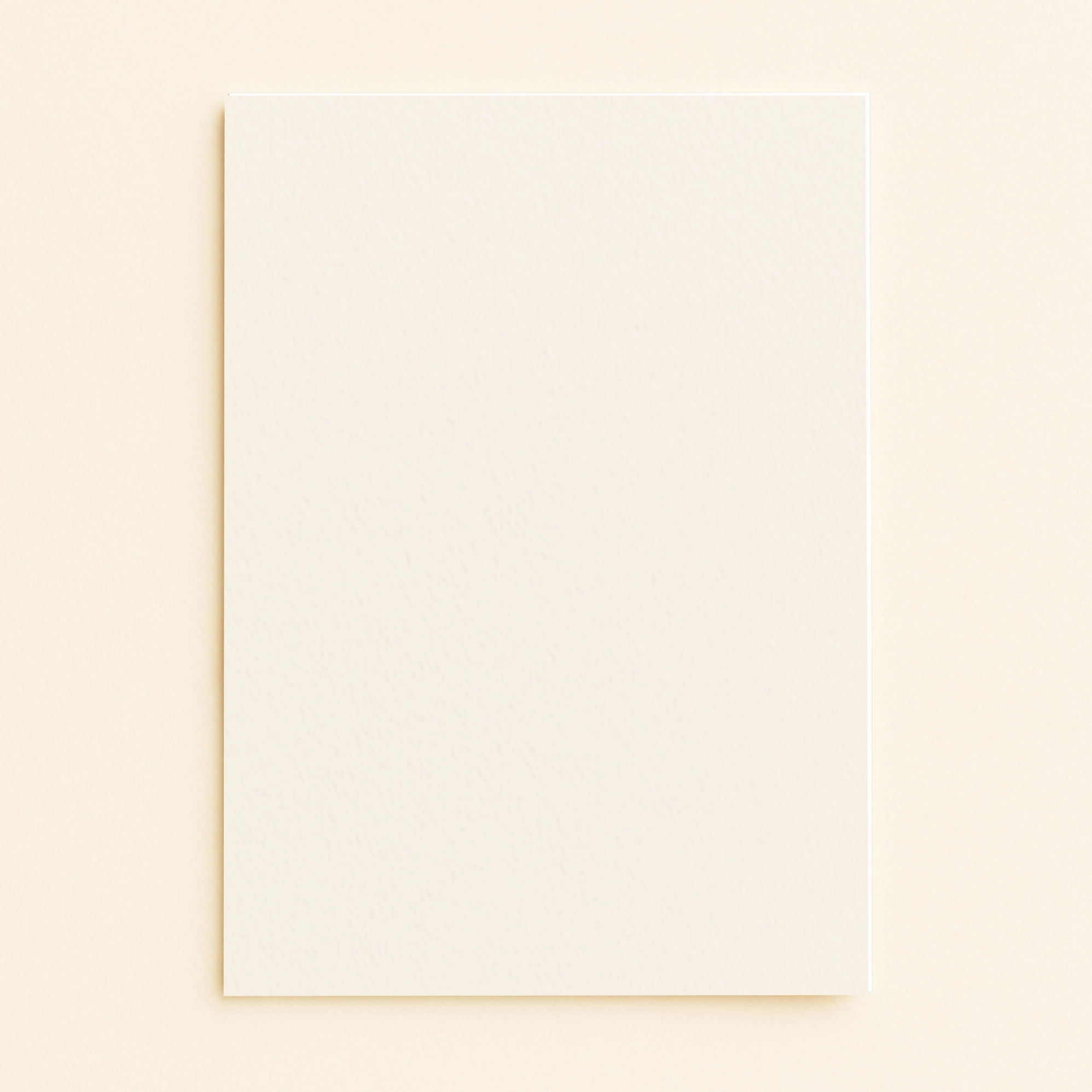 A5 Flat Sheet Card – Olin Colours Warm White