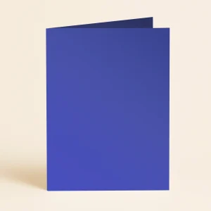 A5 Single Fold Card - Curious Metallics Electric Blue