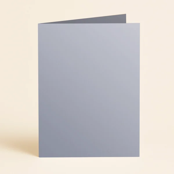 A5 Single Fold Card - Curious Metallics Galvanised