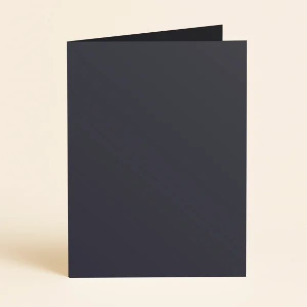 A5 Single Fold Card - Curious Metallics Night