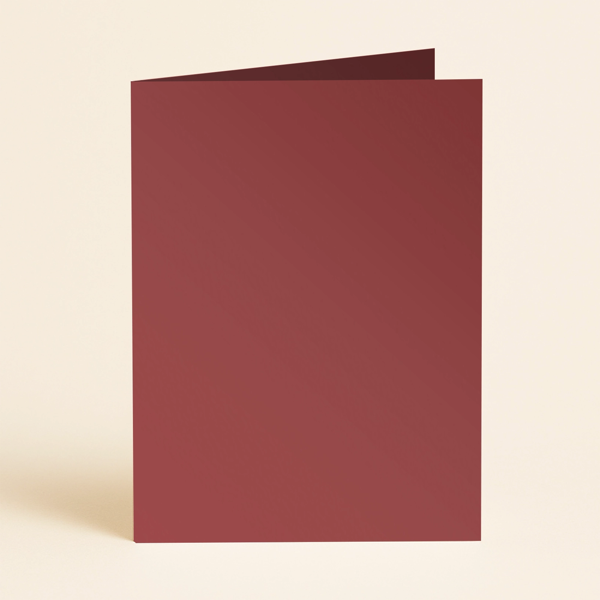 A5 Single Fold Card – Curious Metallics Red Lacquer
