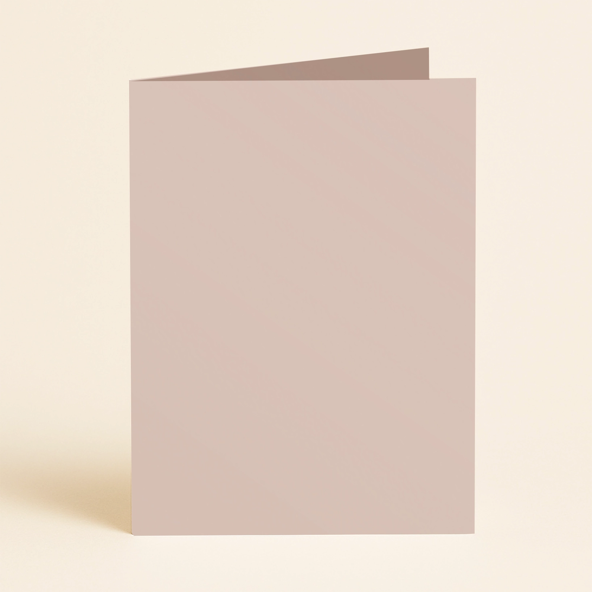 A5 Single Fold Card – Curious Metallics Rose Gold