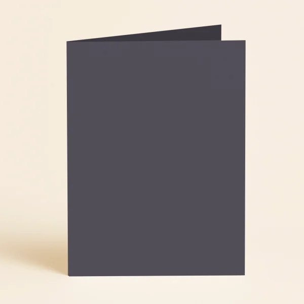 A5 Single Fold Card - Keaykolour Blackberry
