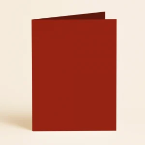 A5 Single Fold Card - Keaykolour Guardsman Red
