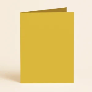 A5 Single Fold Card - Keaykolour Indian Yellow