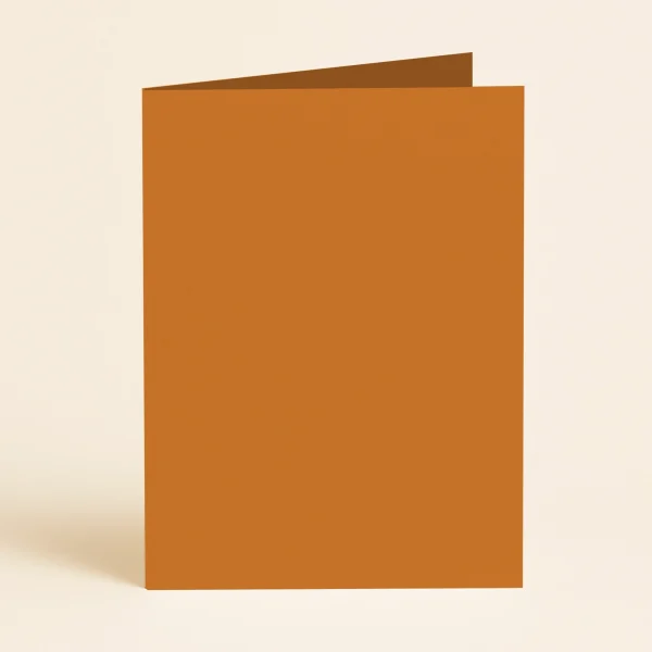 A5 Single Fold Card - Keaykolour Pumpkin
