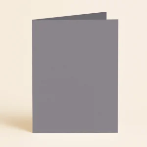 A5 Single Fold Card - Keaykolour Sombre Grey