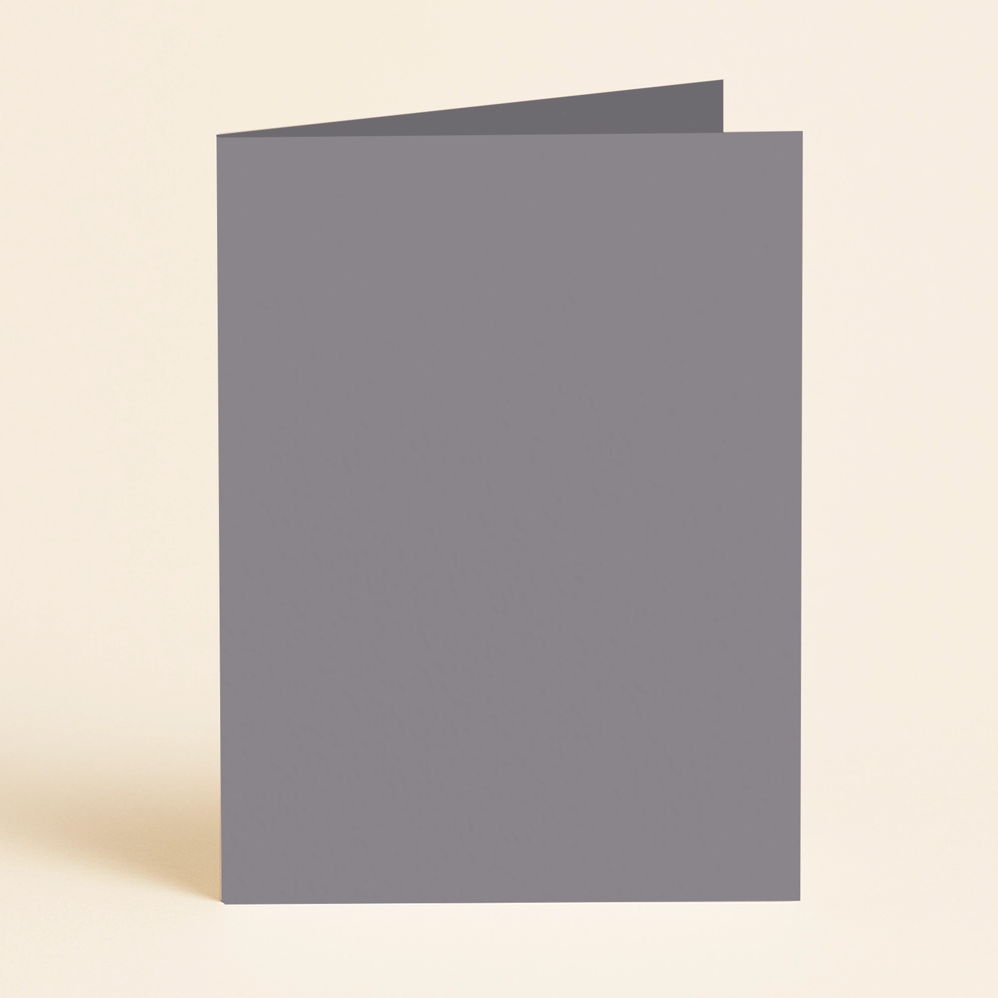A5 Single Fold Card – Keaykolour Sombre Grey