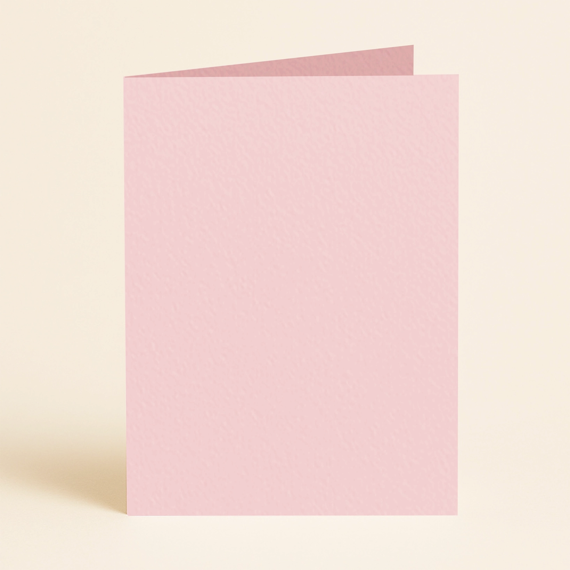A5 Single Fold Card – Olin Colours Baby Pink