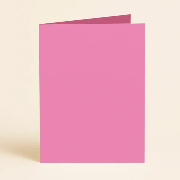 A5 Single Fold Card - Olin Colours Blush