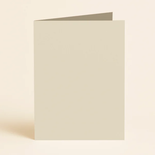 A5 Single Fold Card - Olin Colours Fawn