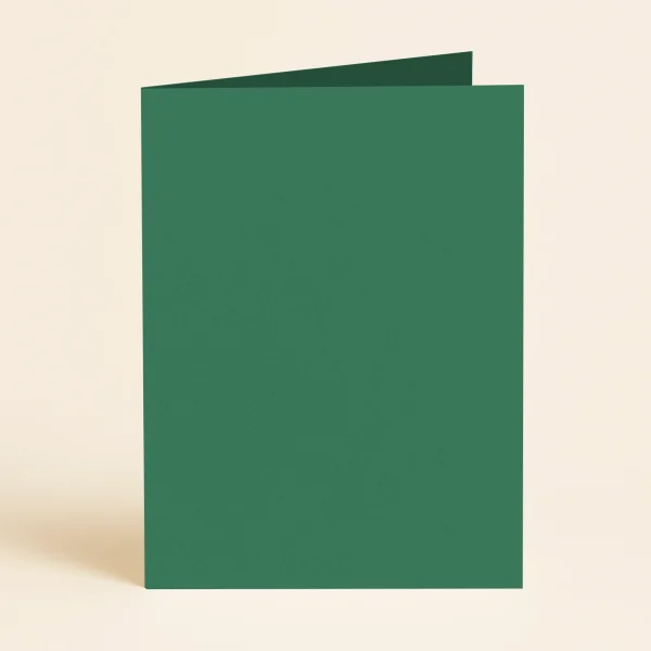 A5 Single Fold Card - Olin Colours Jungle Green