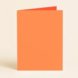 A5 Single Fold Card - Olin Colours Orange