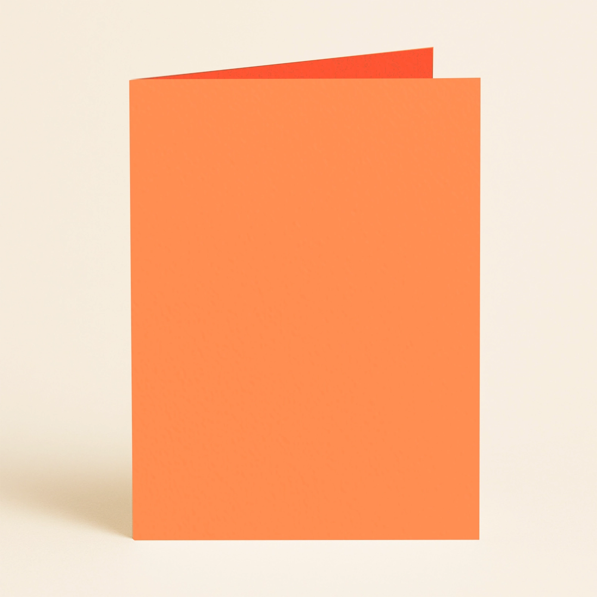 A5 Single Fold Card – Olin Colours Orangenge