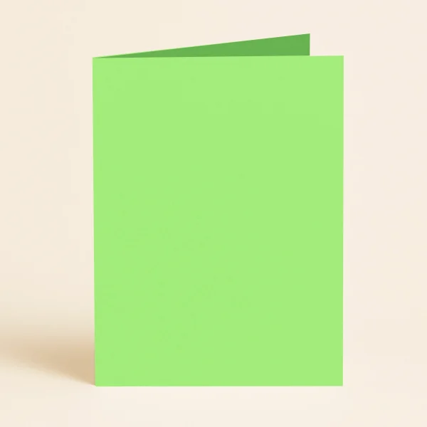 A5 Single Fold Card - Olin Colours Pistachio