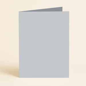 A5 Single Fold Card - Olin Colours Storm Grey