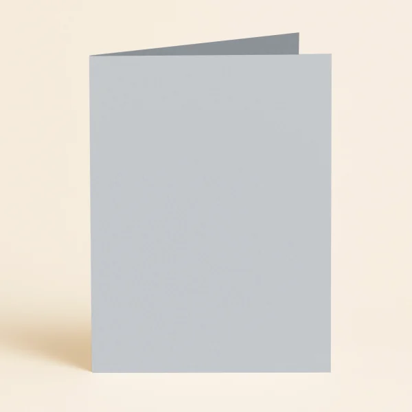 A5 Single Fold Card - Olin Colours Storm Grey