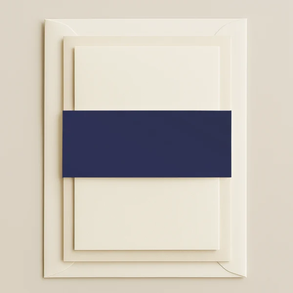 Belly Bands - Curious Metallics Blue Steel