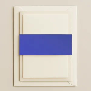 Belly Bands - Curious Metallics Electric Blue