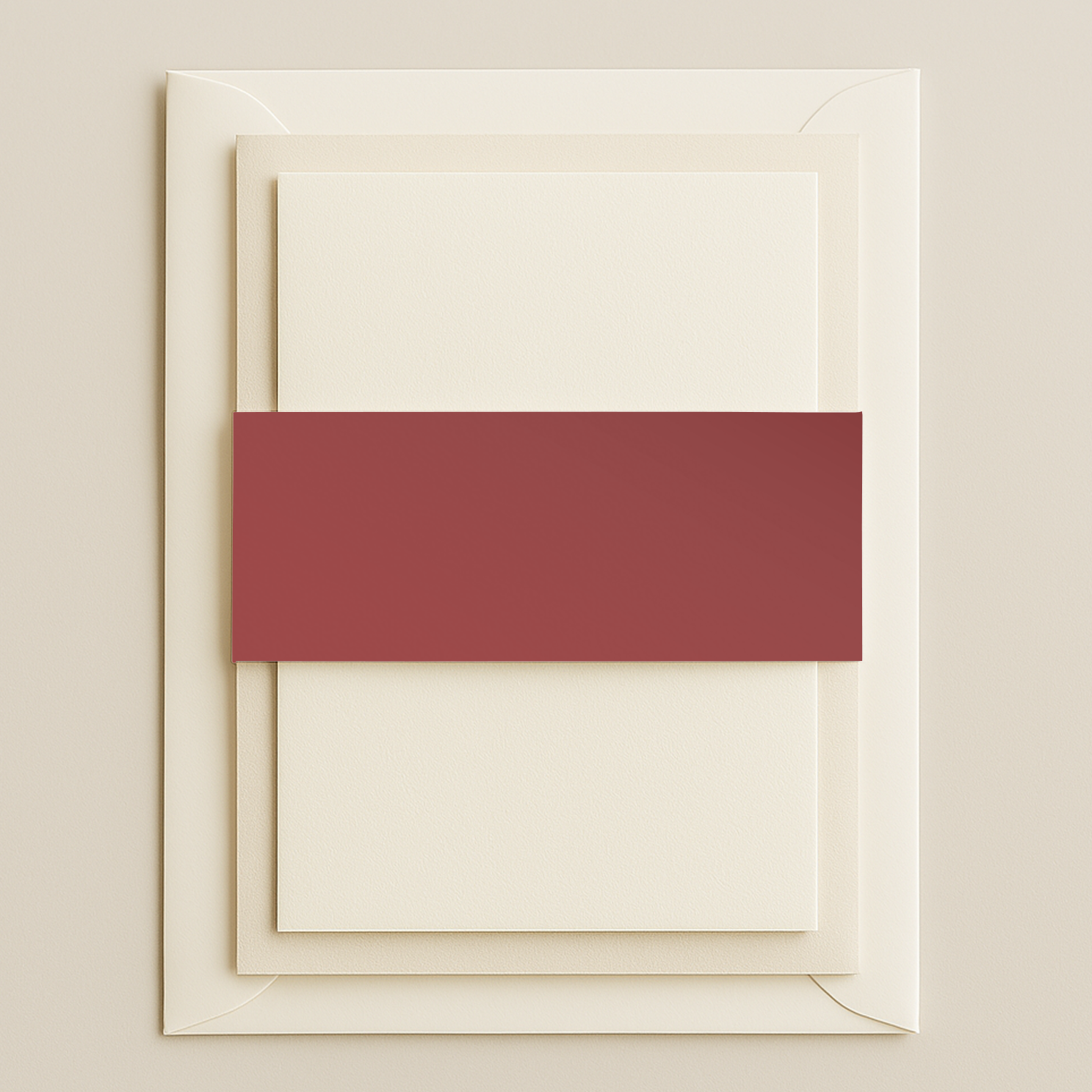 Belly Bands – Curious Metallics Red Lacquer