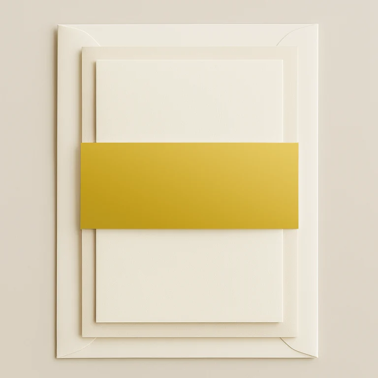 Belly Bands - Curious Metallics Super Gold