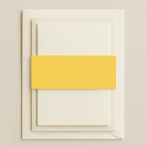 Belly Bands - Olin Colours Sunshine Yellow