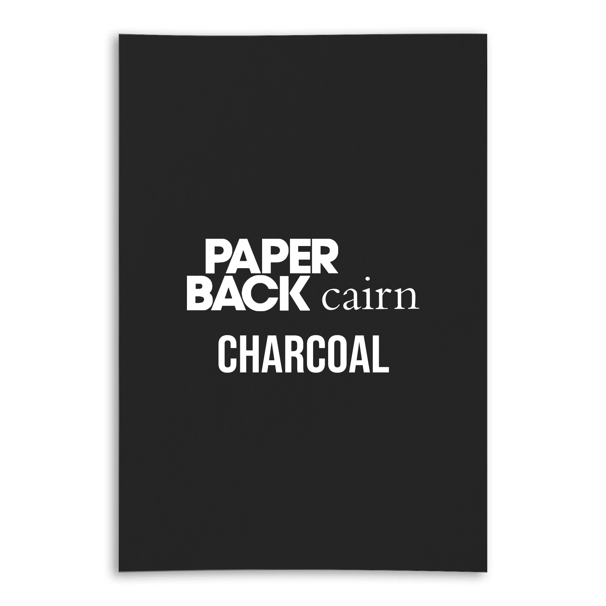 Cairn Colours 100% Recycled Card – Charcoal (330gsm)