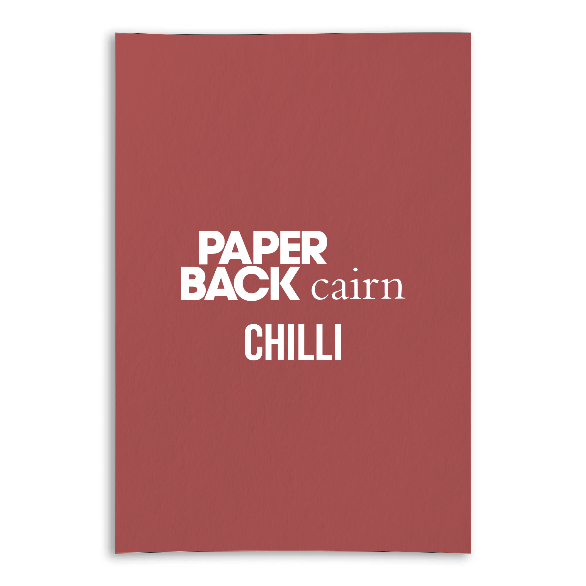Cairn Colours 100% Recycled Card – Chilli (330gsm)
