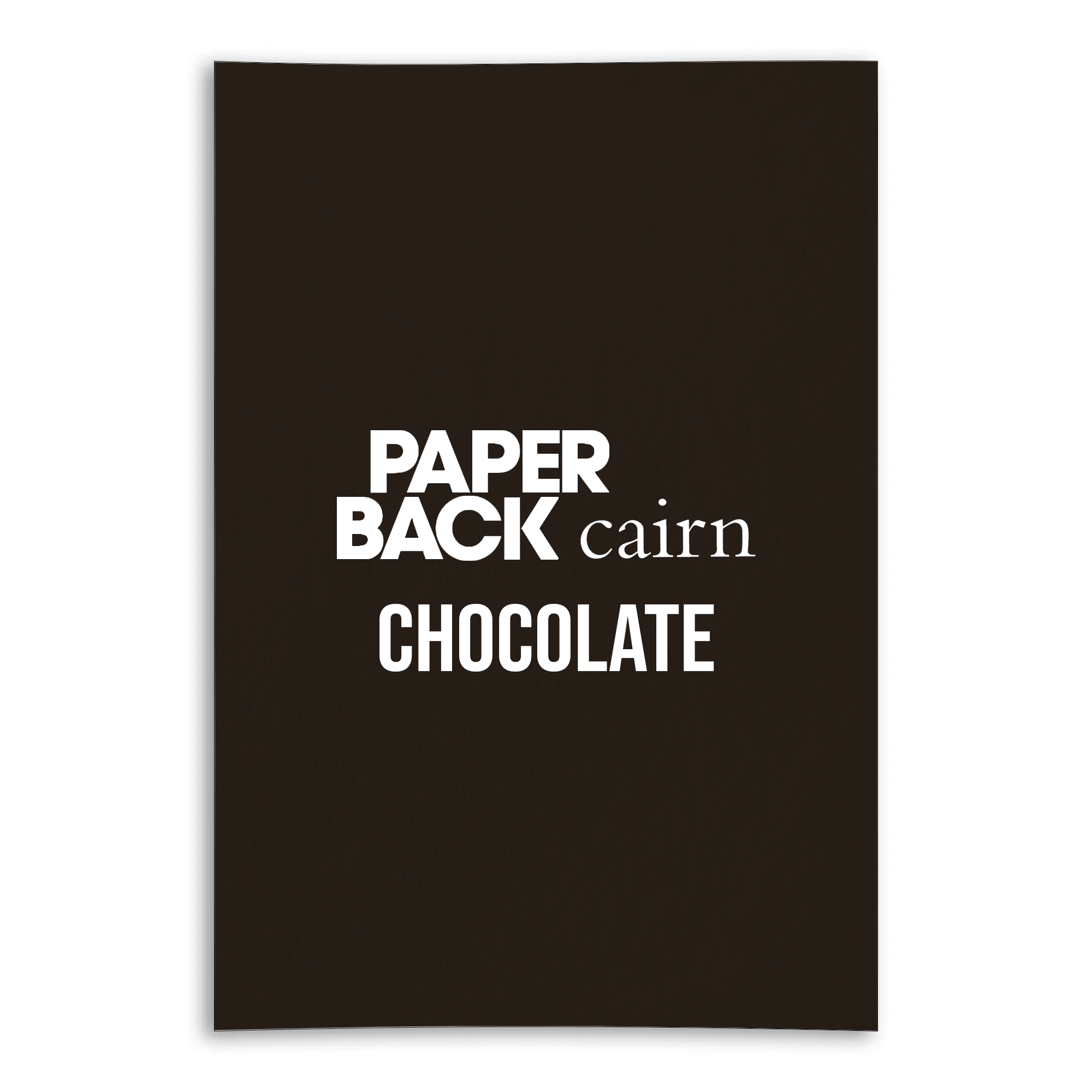Cairn Colours 100% Recycled Card – Chocolate (330gsm)