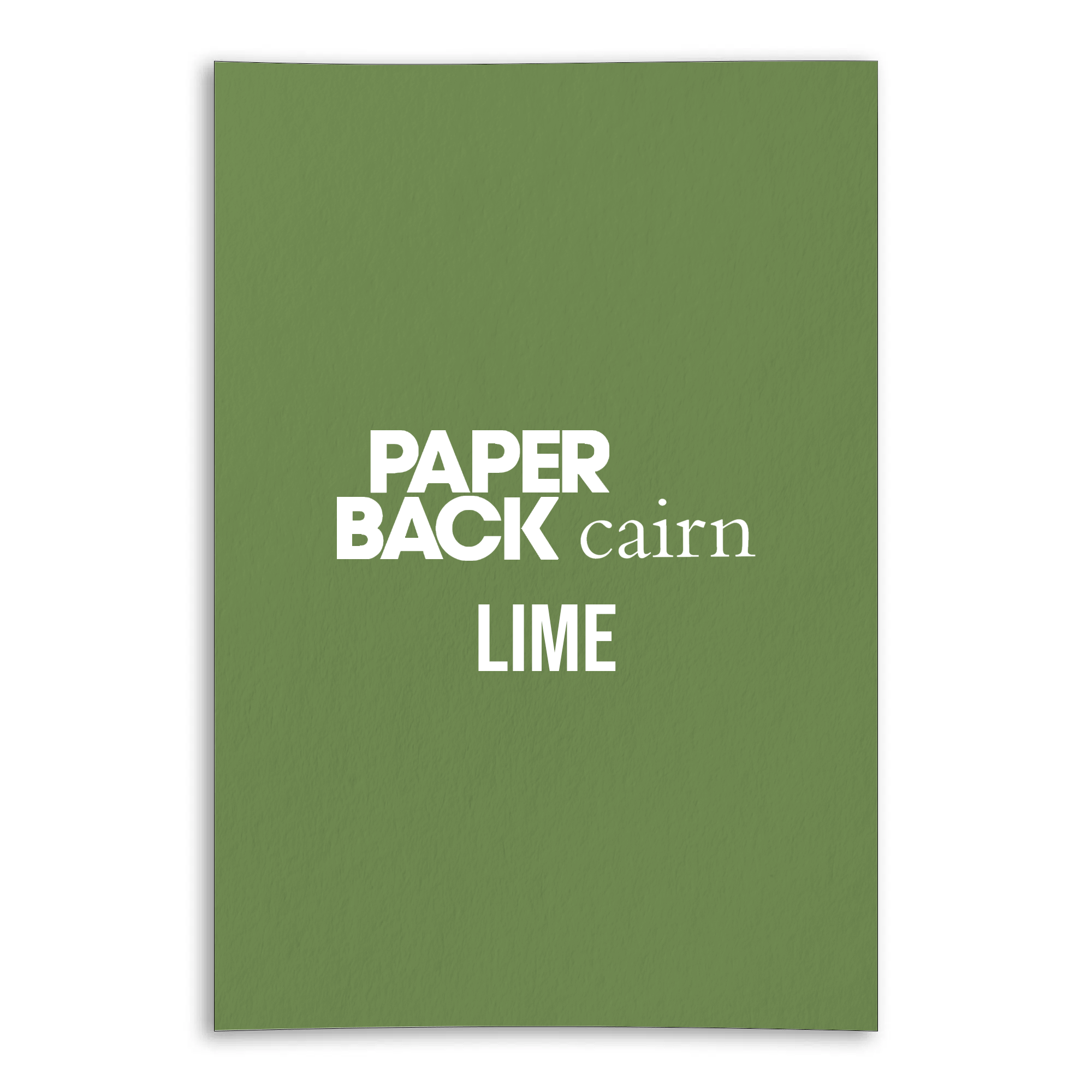 Cairn Colours 100% Recycled Card – Lime (330gsm)