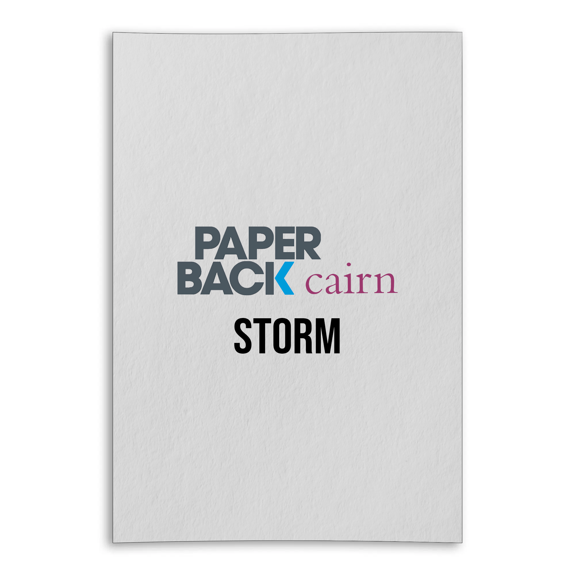 Cairn Colours 100% Recycled Card – Storm (330gsm)