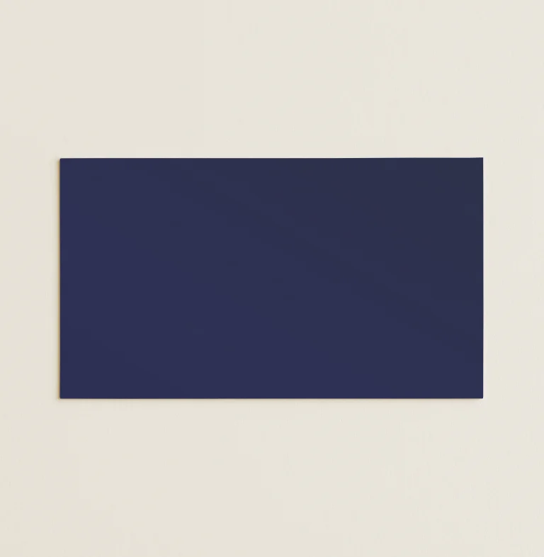 Flat Place Cards - Curious Metallics Blue Steel