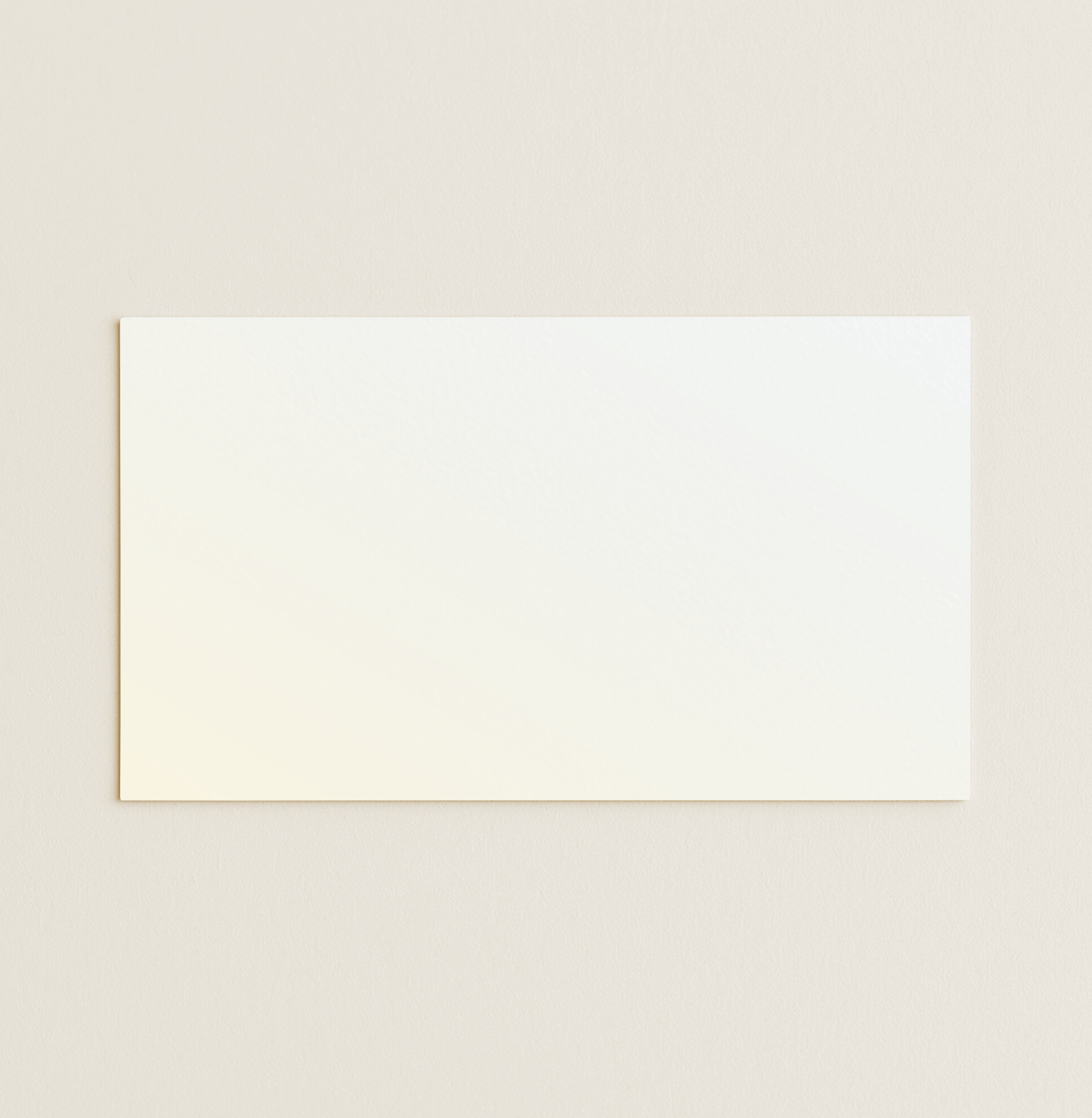 Flat Place Cards – Curious Metallics Cryogen White