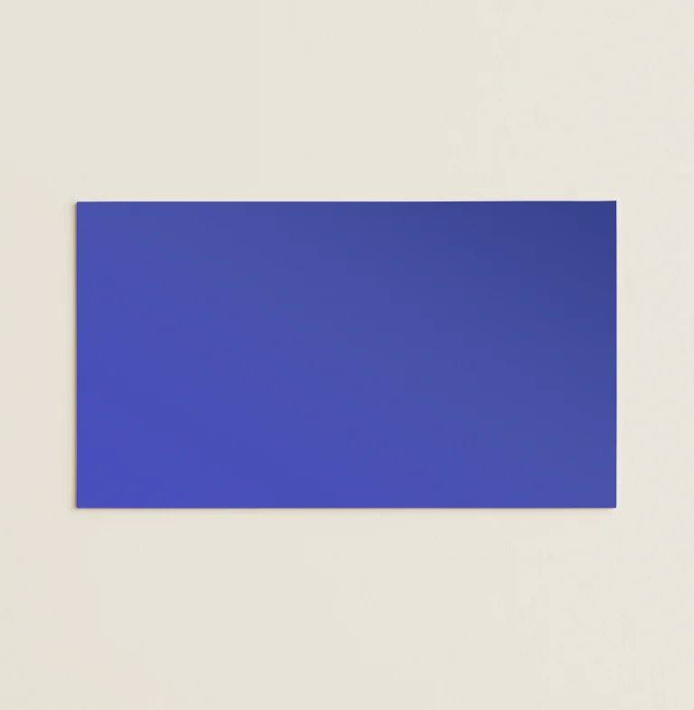 Flat Place Cards - Curious Metallics Electric Blue