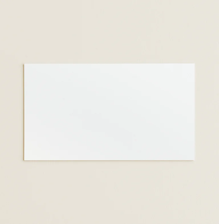 Flat Place Cards - Curious Metallics Ice Silver