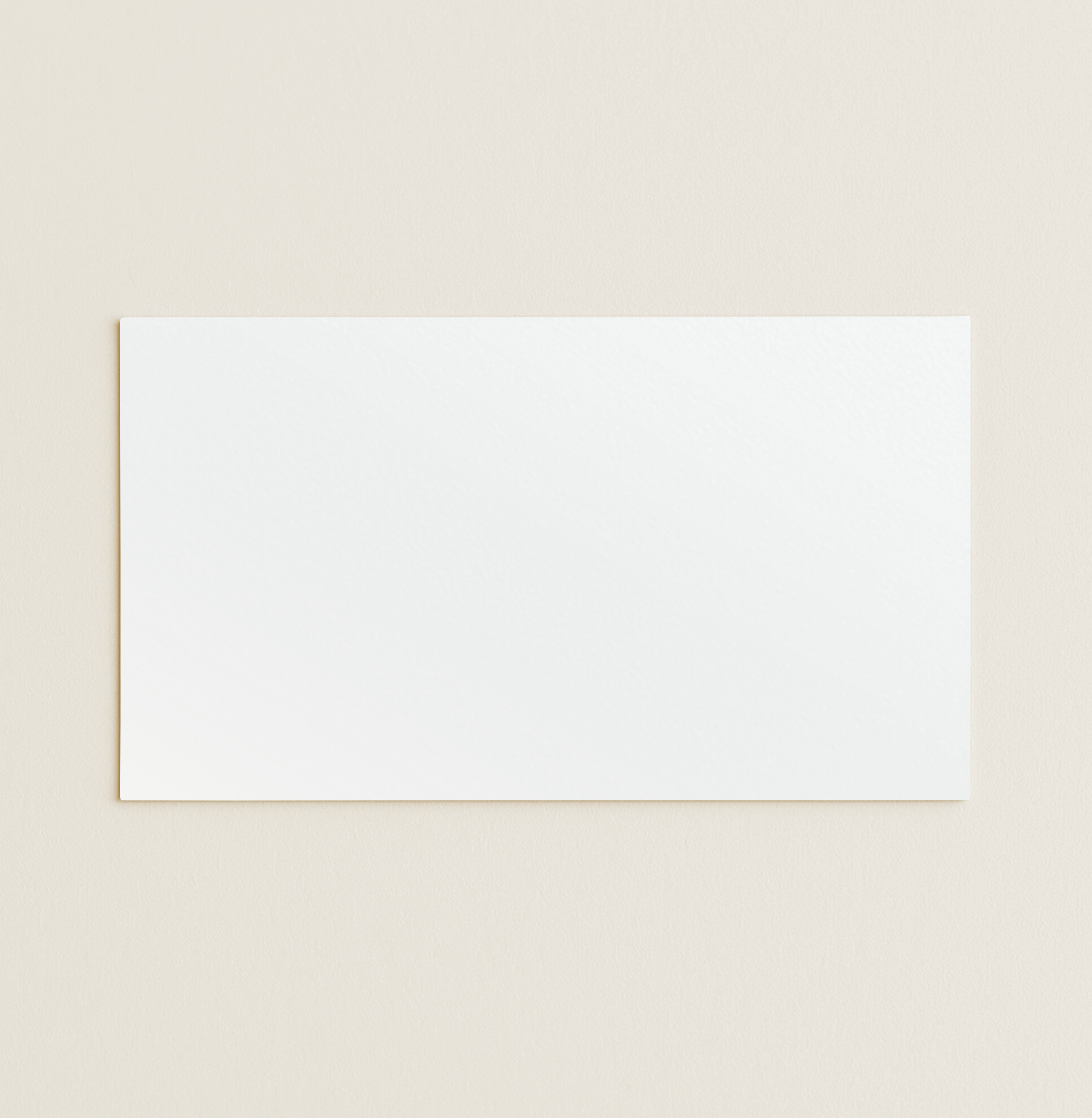 Flat Place Cards – Curious Metallics Ice Silver
