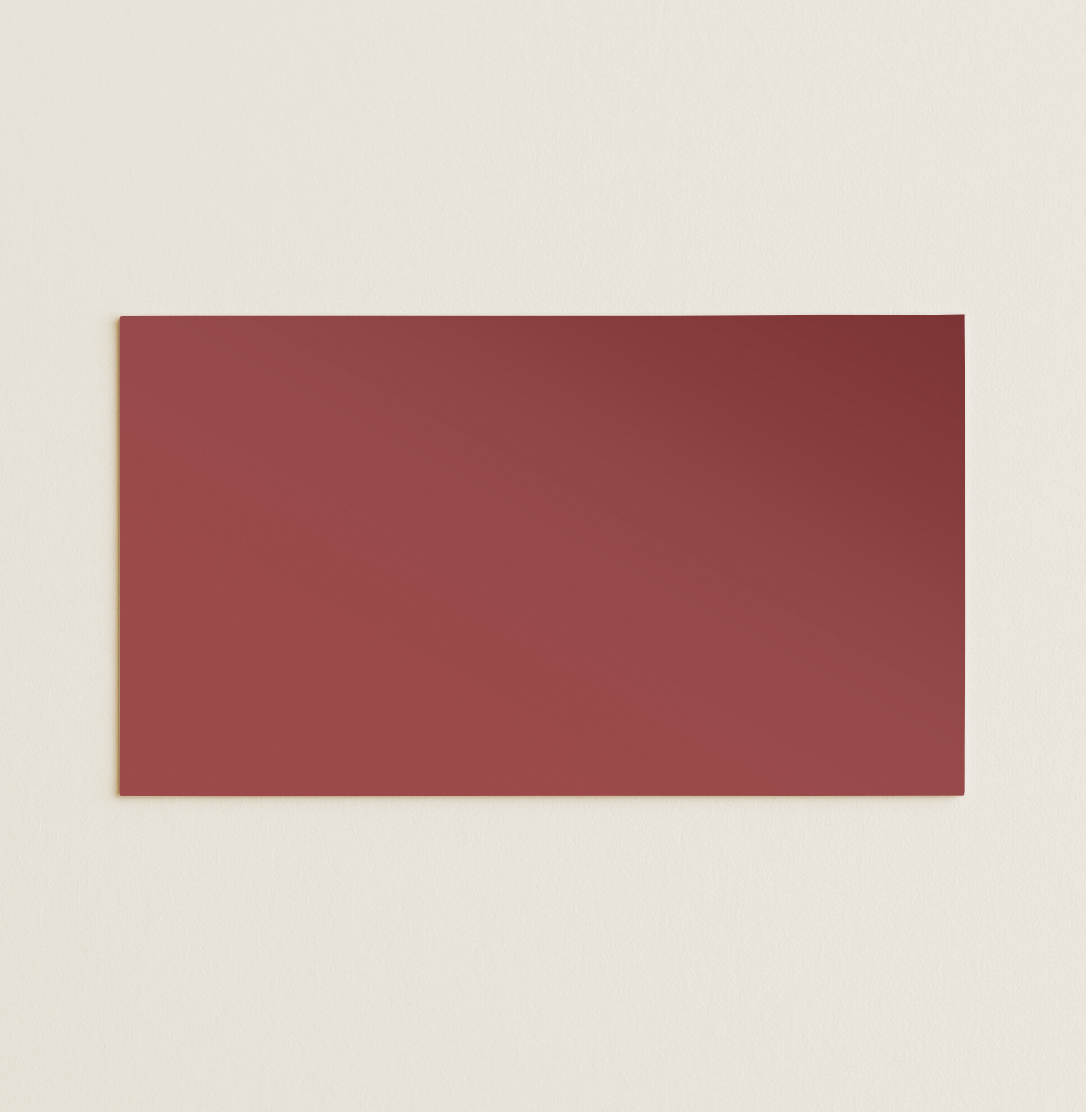 Flat Place Cards – Curious Metallics Red Lacquer