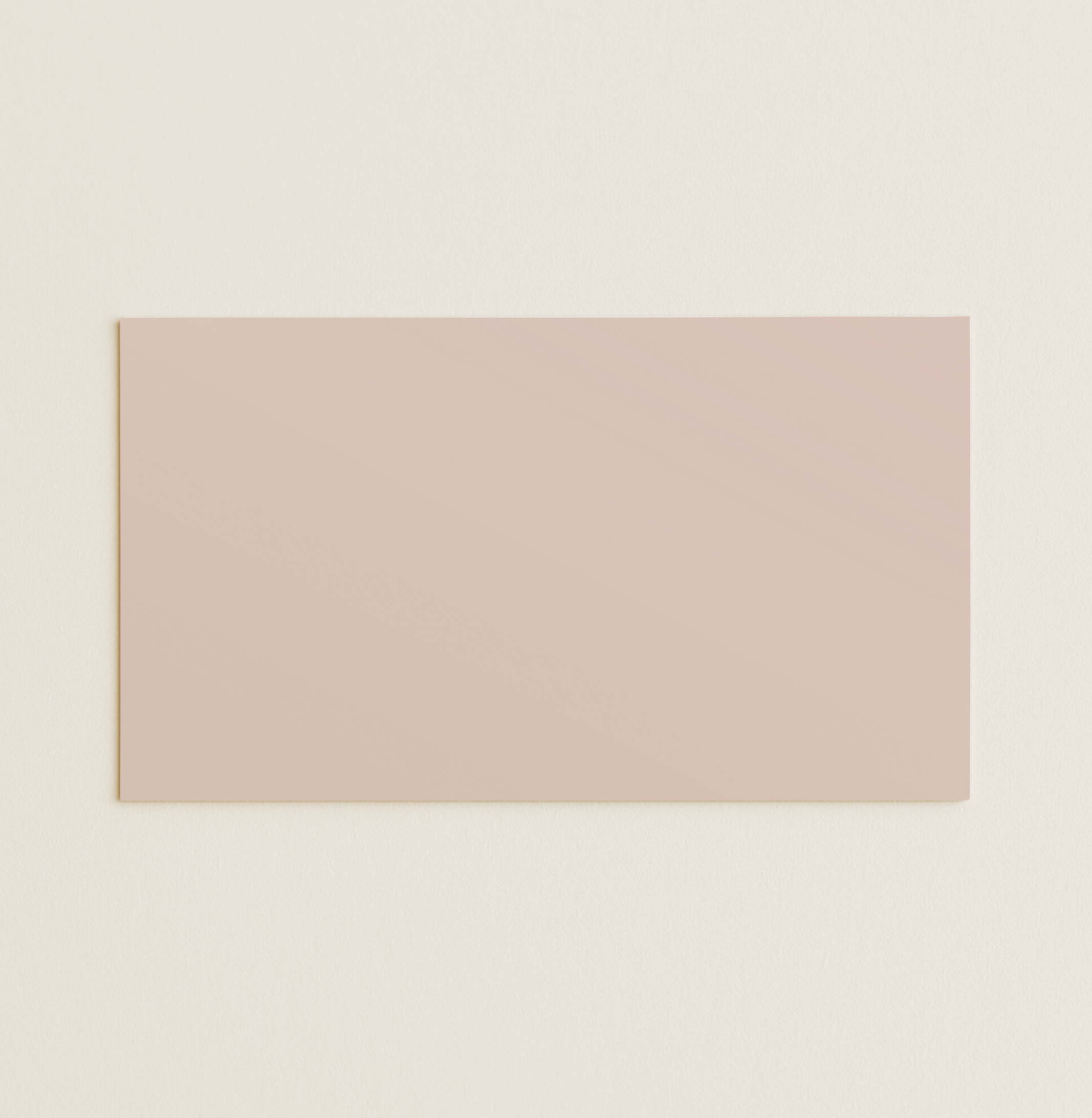 Flat Place Cards in Curious Metallics Rose Gold