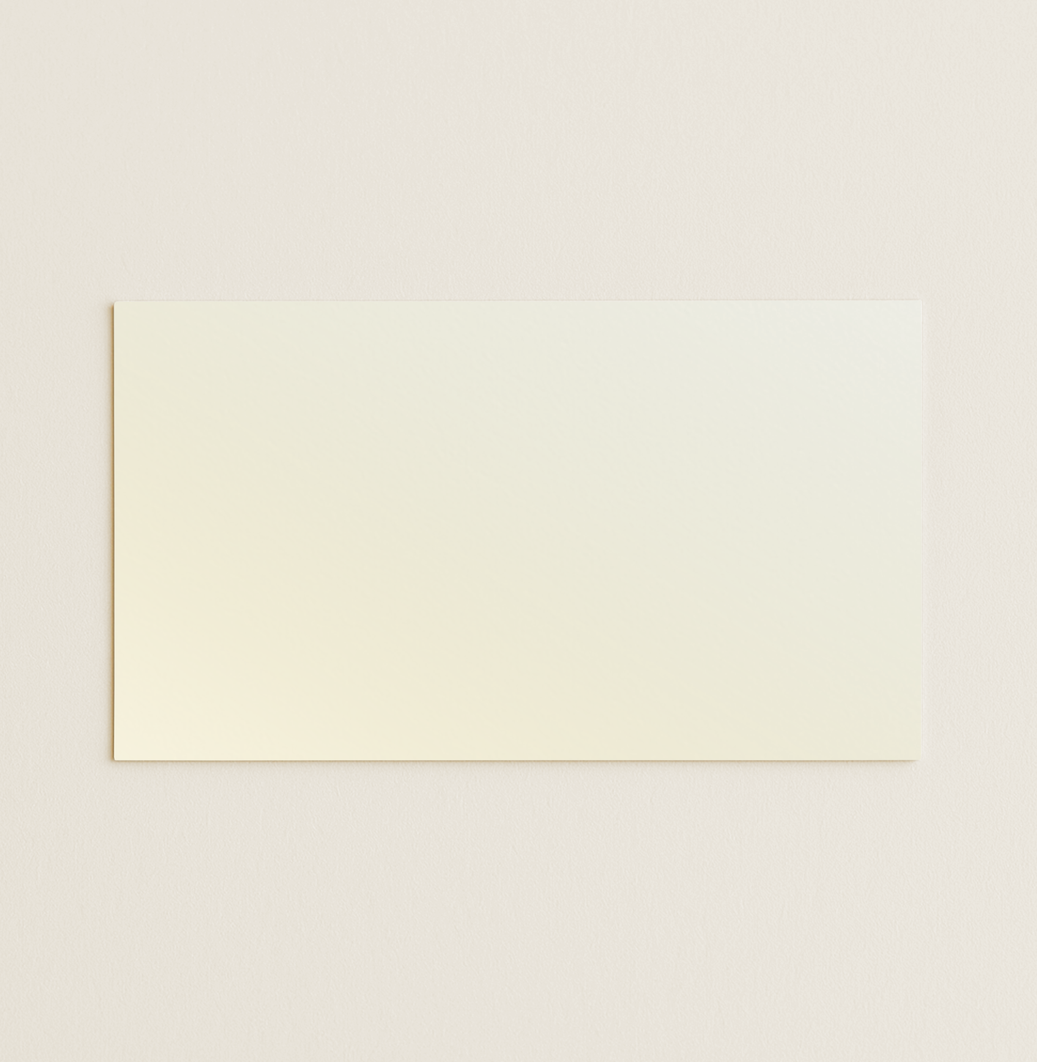 Flat Place Cards – Curious Metallics White Gold