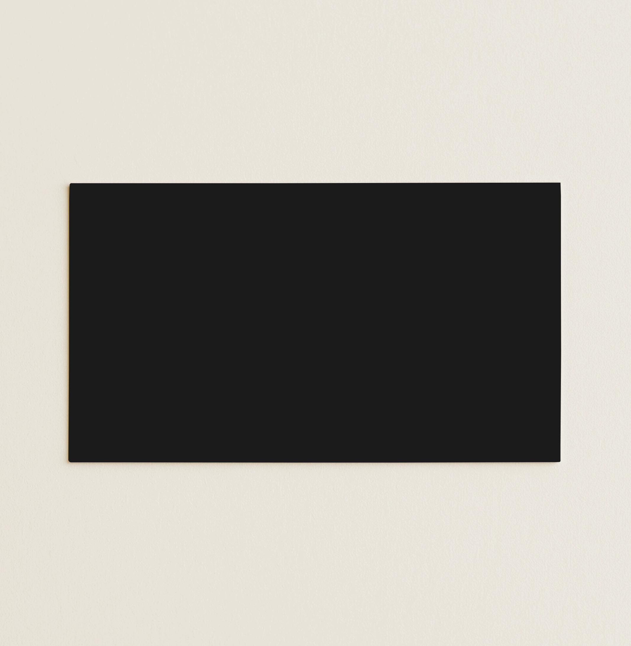Flat Place Cards – Keaykolour Deep Black