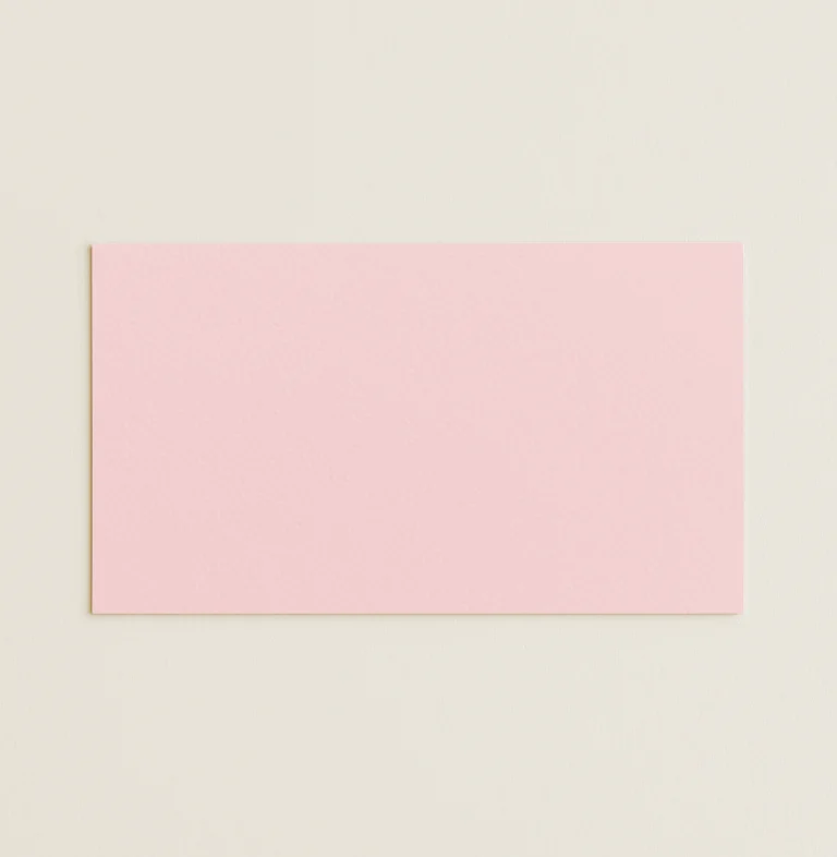 Flat Place Cards - Olin Colours Baby Pink